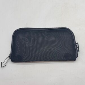 Away Black Mesh Toiletry Bag